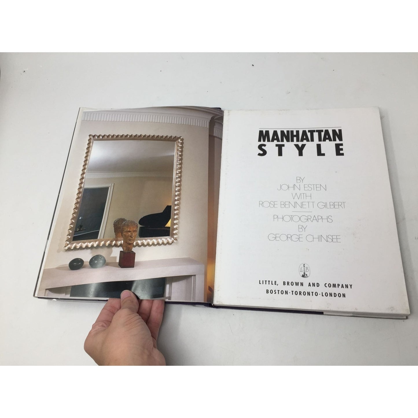 Manhattan Style Hardcover Vintage book by John Esten/Rose Gilbert