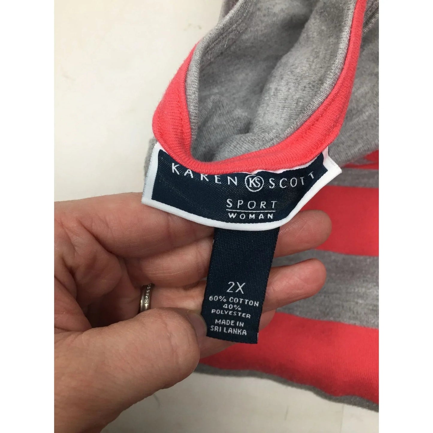 KAREN SCOTT (KS) SPORT Womens Long Sleeved Top Size XXL (2X) - karen scott - Shirts & Tops - A+ Stuff