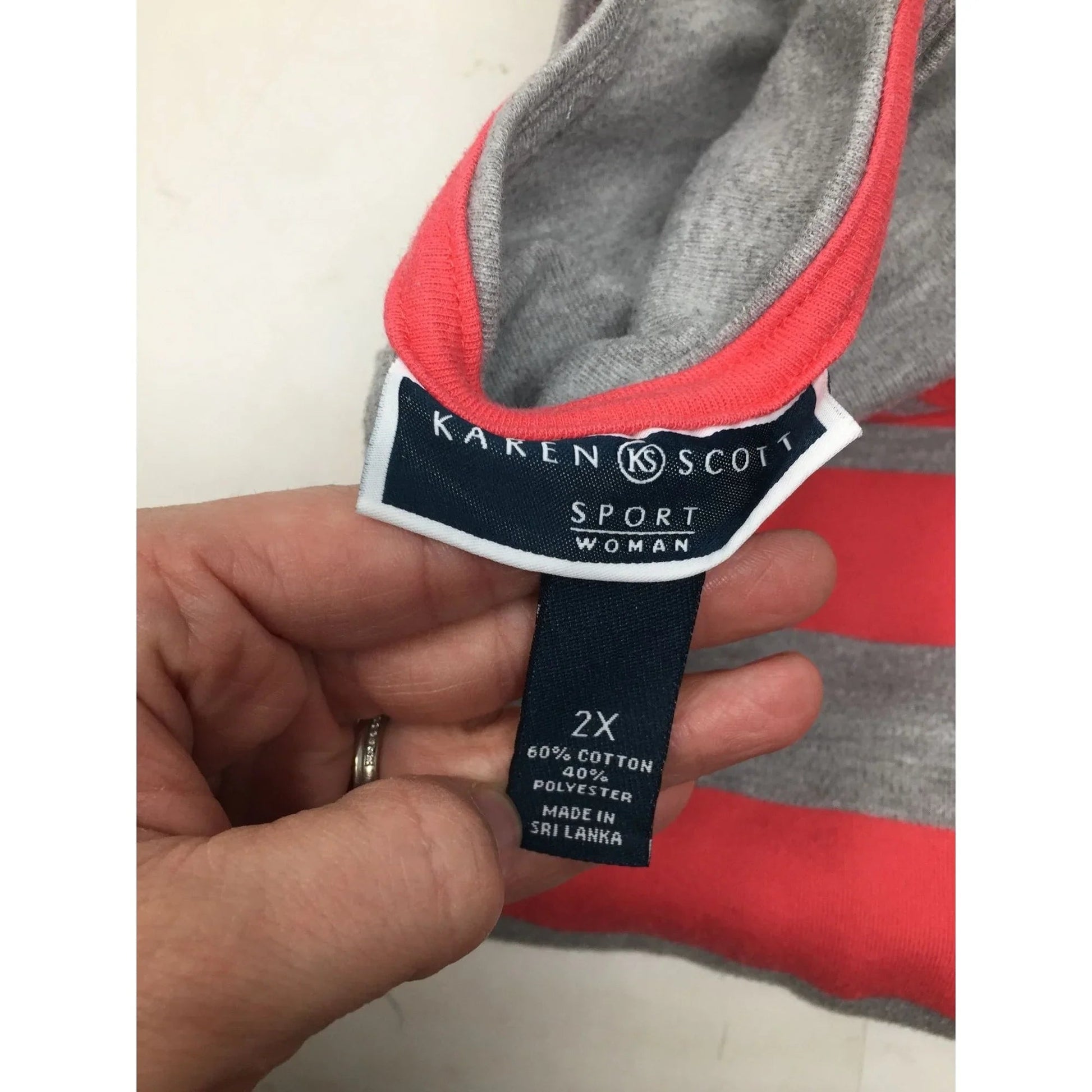 KAREN SCOTT (KS) SPORT Womens Long Sleeved Top Size XXL (2X) - karen scott - Shirts & Tops - A+ Stuff