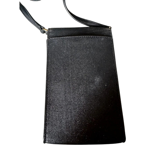 Kate Spade Black Glitter North South Phone Crossbody Bag - Kate Spade - Designer bag - A+ Stuff