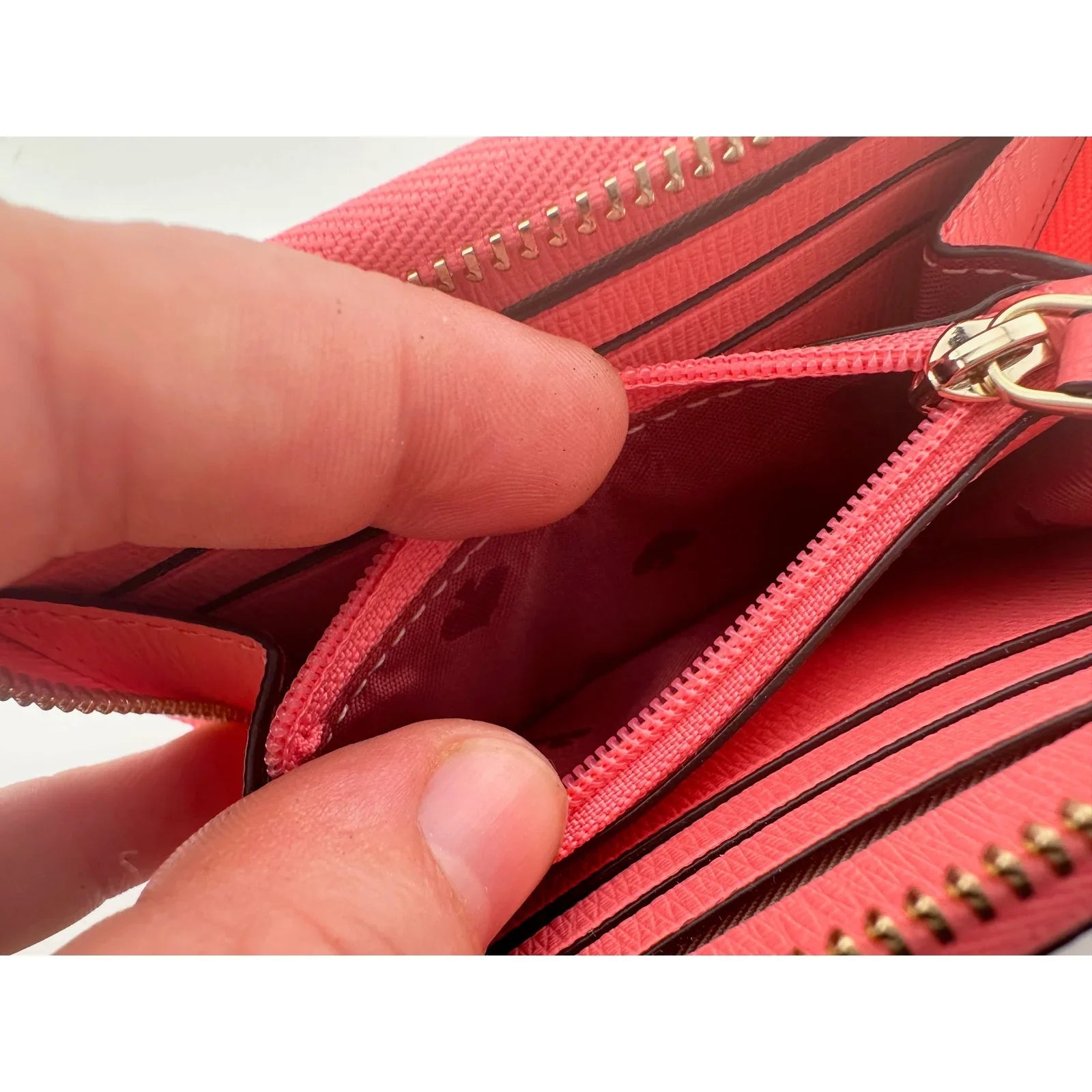 Kate Spade Pink Multi Pocket Compact Zip Wallet - Kate Spade - Wallet - A+ Stuff