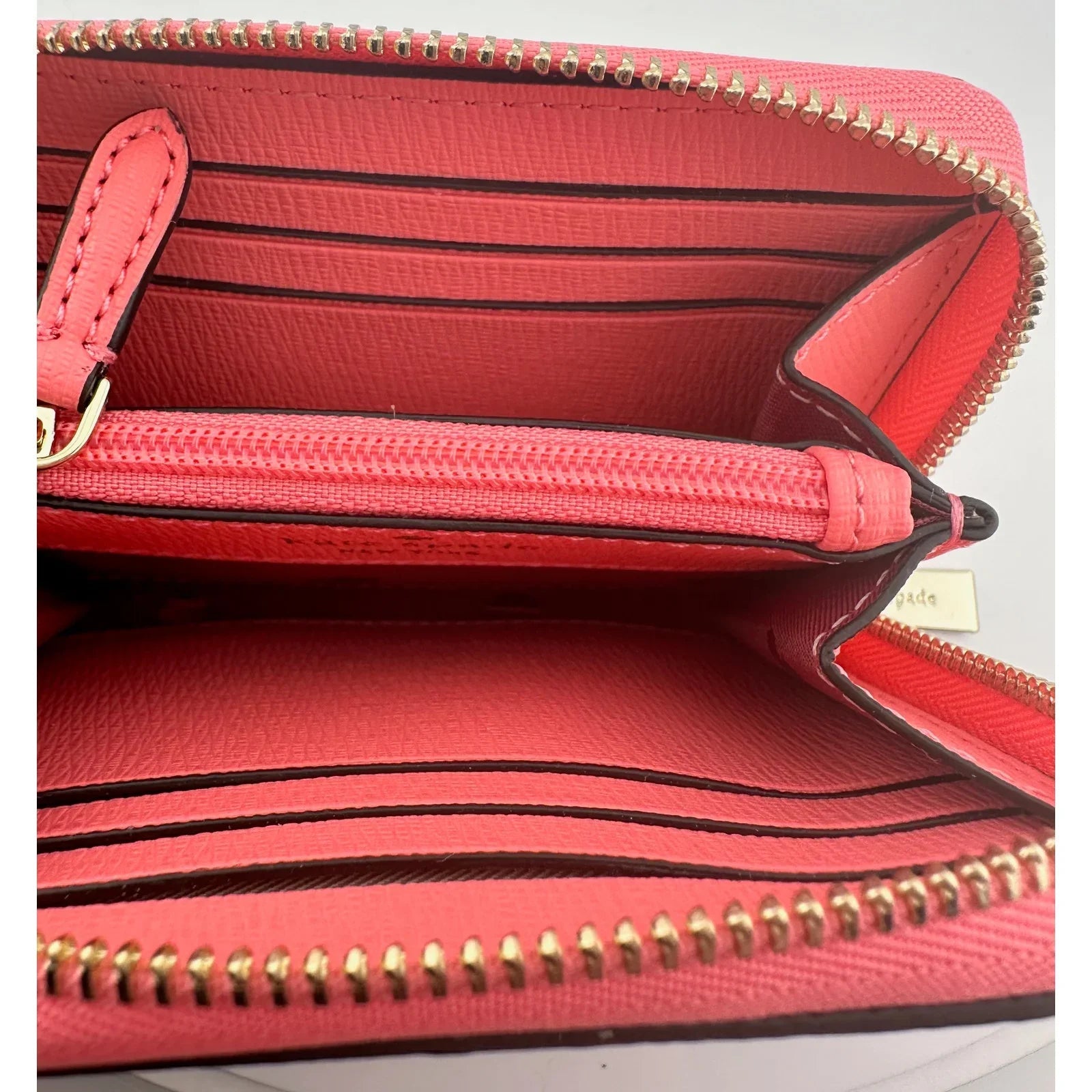 Kate Spade Pink Multi Pocket Compact Zip Wallet - Kate Spade - Wallet - A+ Stuff