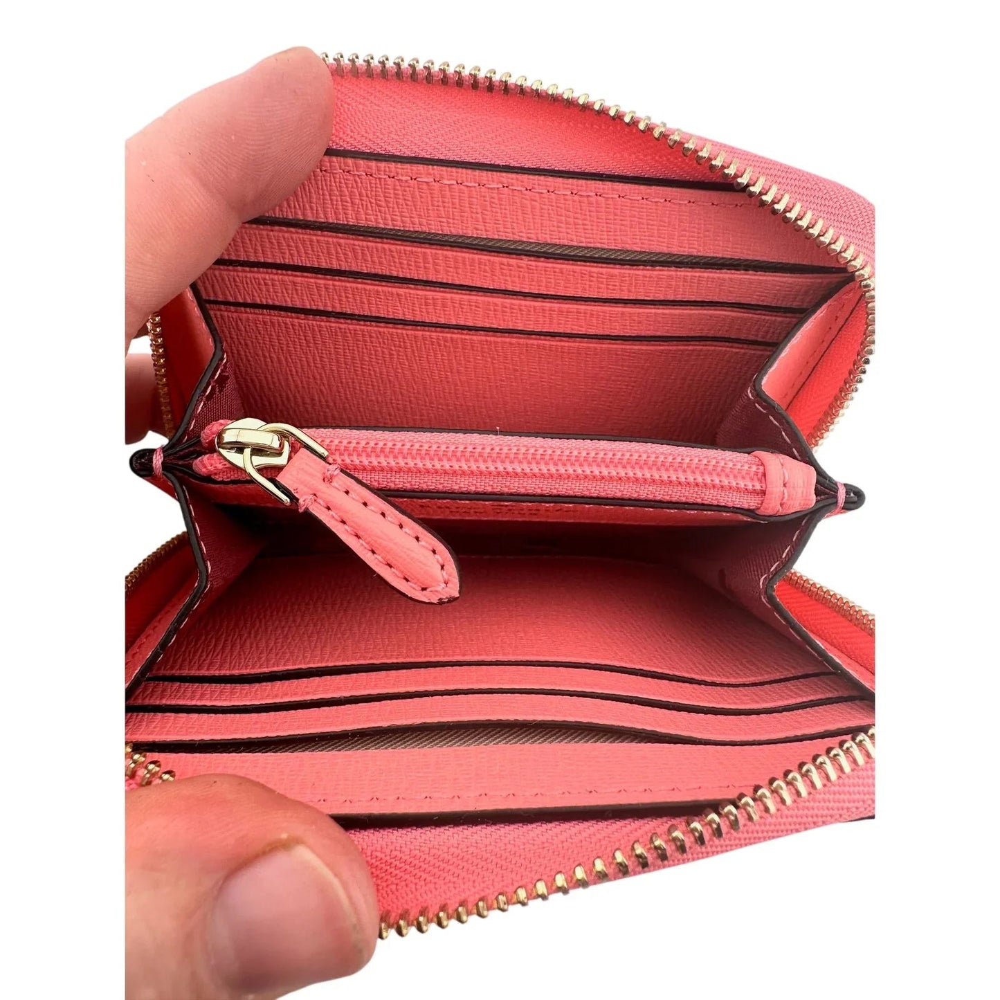 Kate Spade Pink Multi Pocket Compact Zip Wallet - Kate Spade - Wallet - A+ Stuff