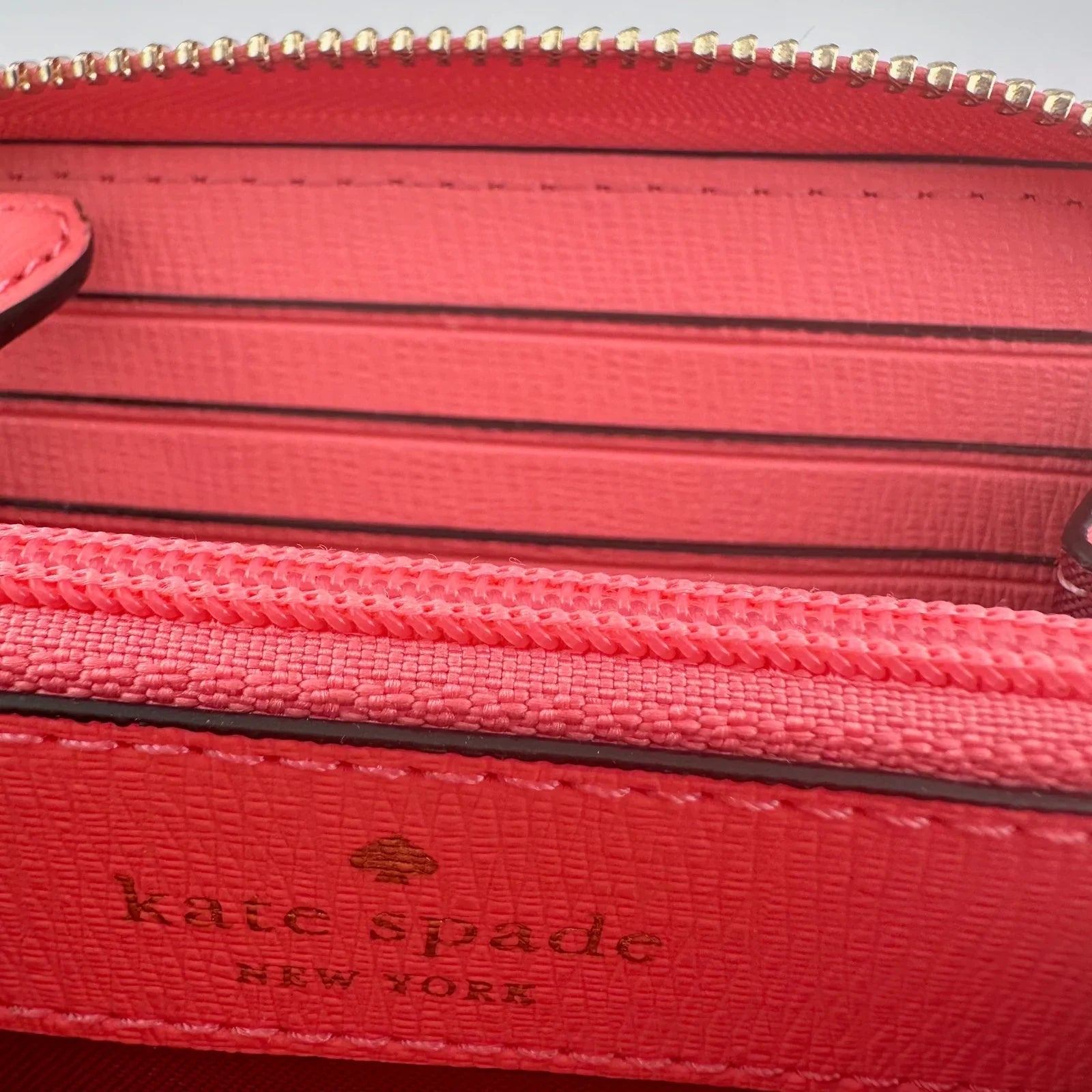 Kate Spade Pink Multi Pocket Compact Zip Wallet - Kate Spade - Wallet - A+ Stuff