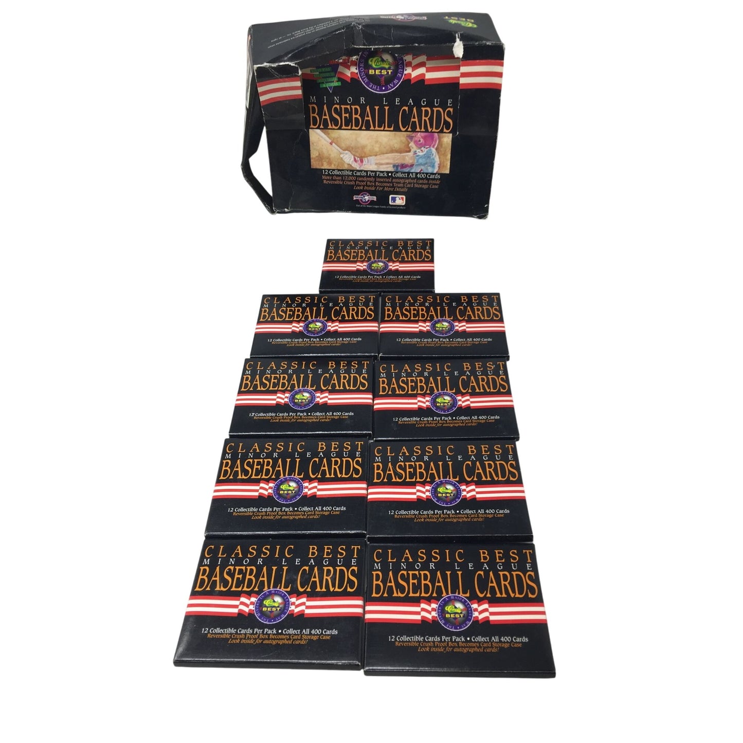 Assortment of Classic Best Minor League Baseball Cards in Original Box