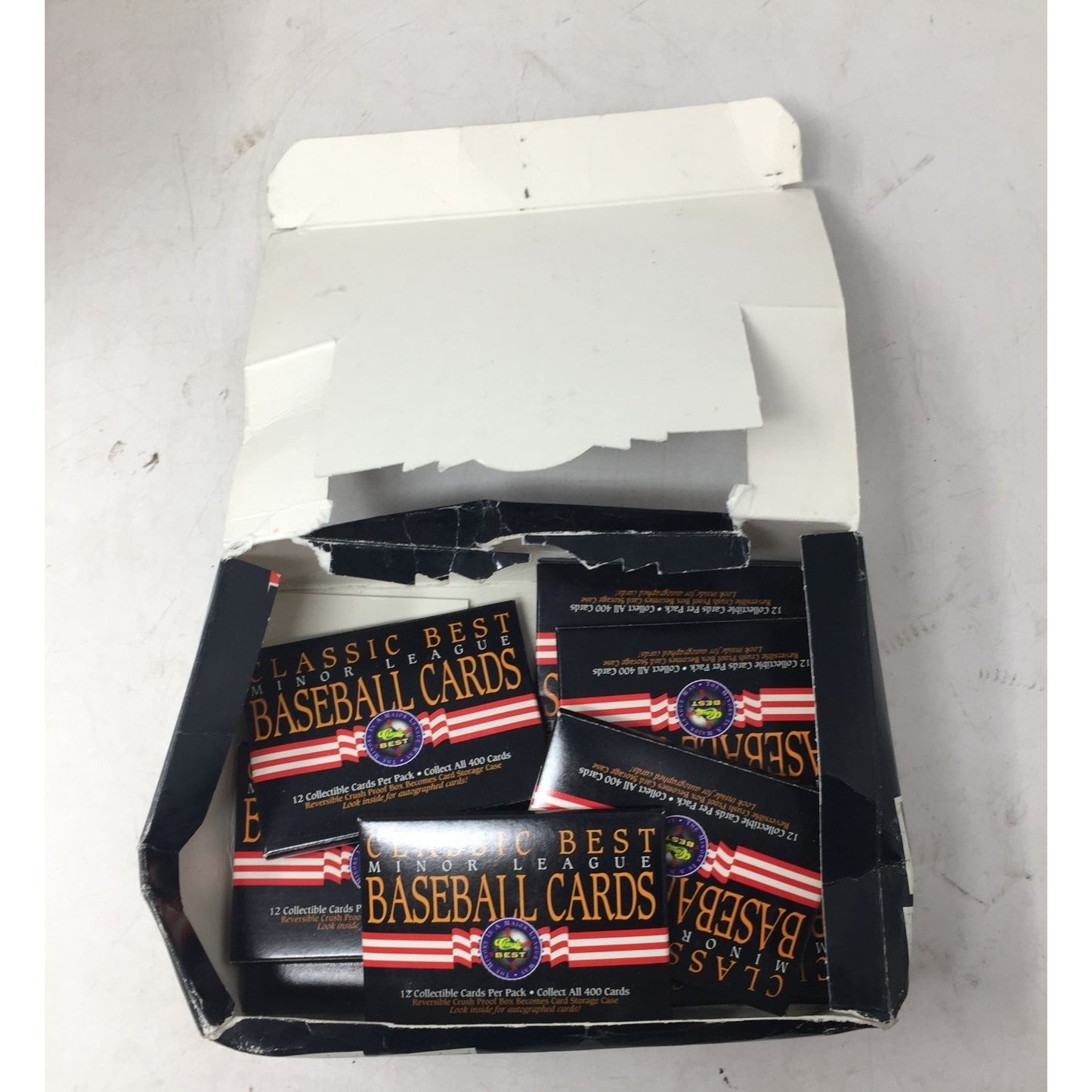 Assortment of Classic Best Minor League Baseball Cards in Original Box