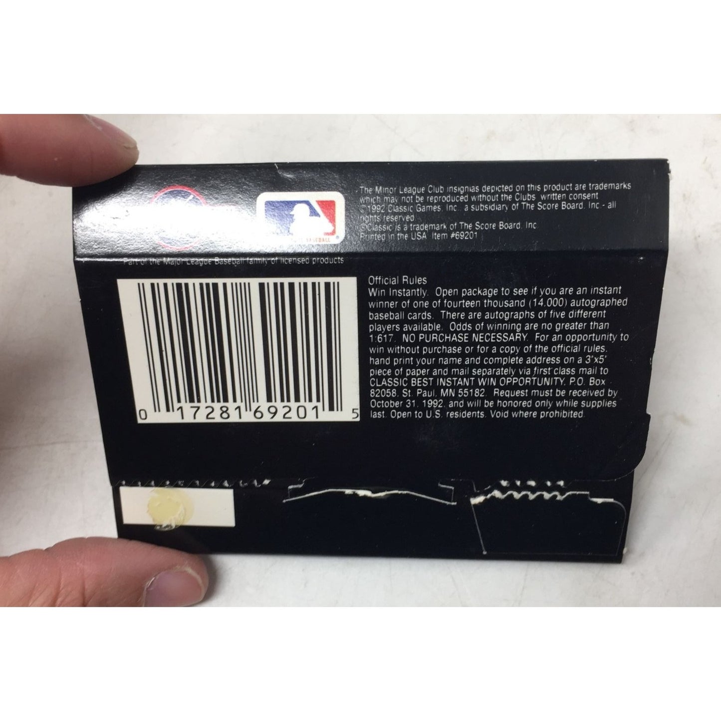 Assortment of Classic Best Minor League Baseball Cards in Original Box