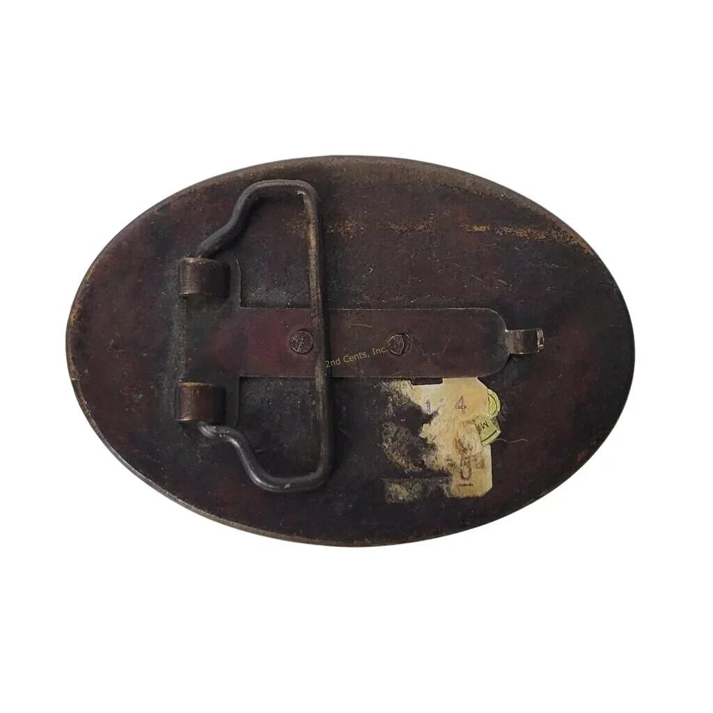 Keep On Truckin' Vintage Metal Belt Buckle - A+ Stuff