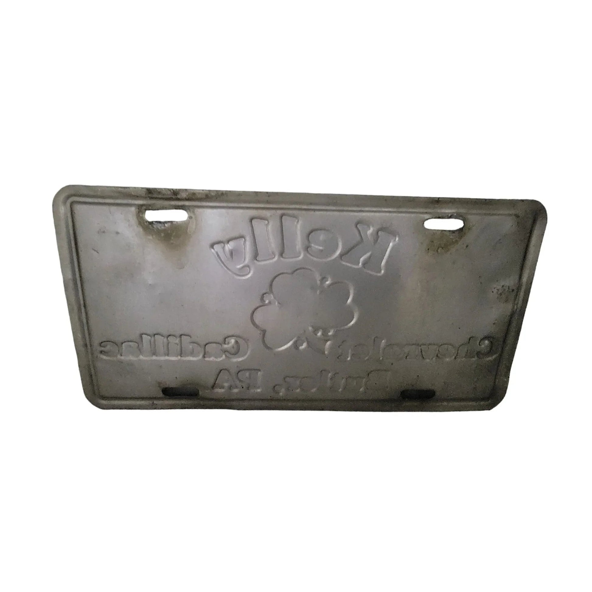 Kelly Chevrolet Cadillac Butler, PA Silver License Plate - A+ Stuff - Auto Part - A+ Stuff