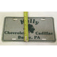 Kelly Chevrolet Cadillac Butler, PA Silver License Plate - A+ Stuff - Auto Part - A+ Stuff