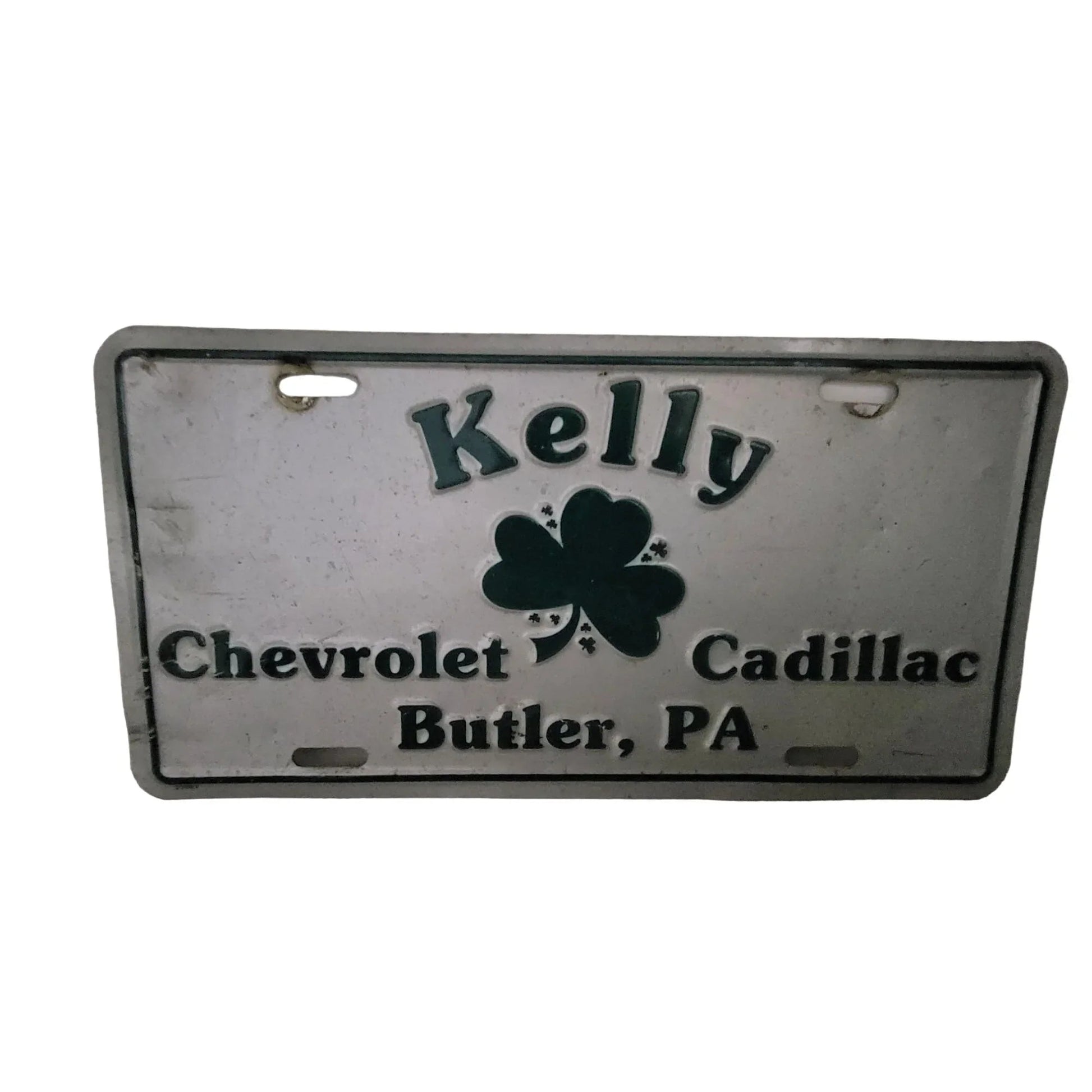 Kelly Chevrolet Cadillac Butler, PA Silver License Plate - A+ Stuff - Auto Part - A+ Stuff