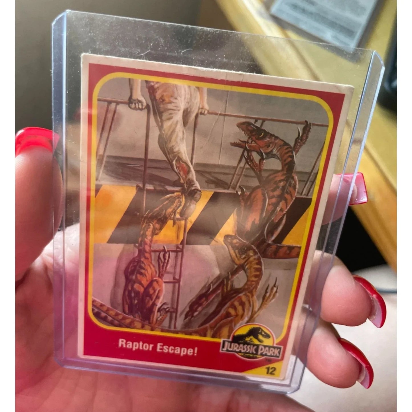 Kenner ''Raptor Escape!'' Jurassic Park 12 Collectible Trading Card - kenner - Collectible Trading Cards - A+ Stuff