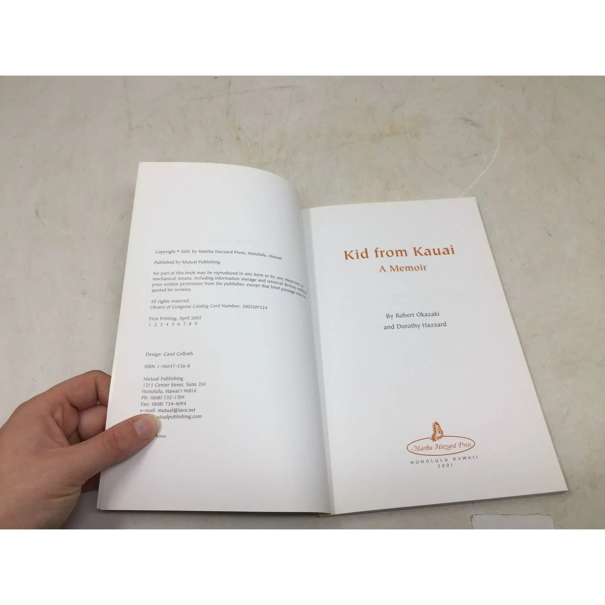''Kid from Kauai: A Memoir'' by Robert Okazaki and Dorothy Hazzard - A+ Stuff - books - A+ Stuff