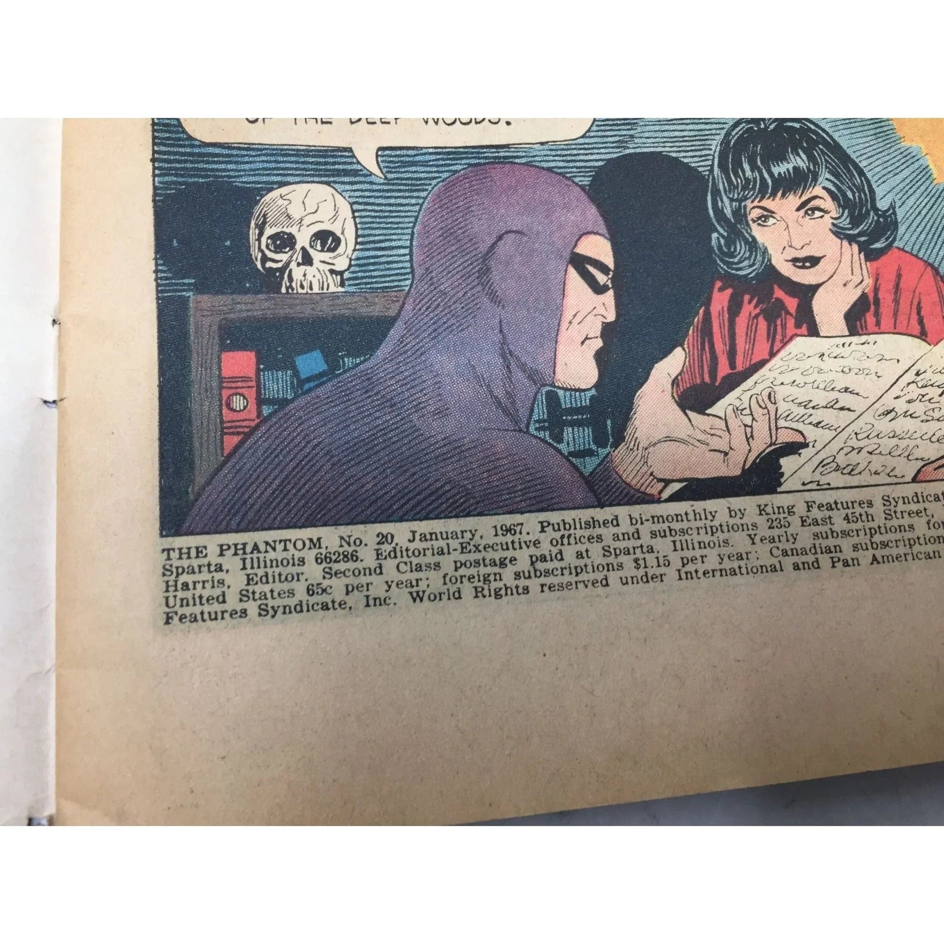 King Comics - ''The Phantom'' (Jan. No 20 ICD) - A+ Stuff - comic books - A+ Stuff
