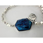 Kinsley Armelle Andrea Collection Silver Ondine Blue Quartz Bracelet - Kinsley Armelle - Bracelet - A+ Stuff