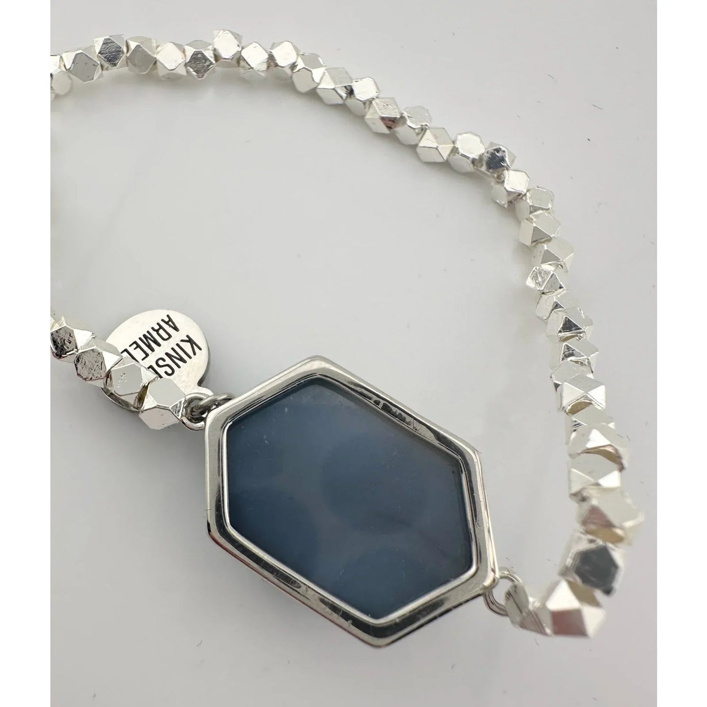 Kinsley Armelle Andrea Collection Silver Ondine Blue Quartz Bracelet - Kinsley Armelle - Bracelet - A+ Stuff