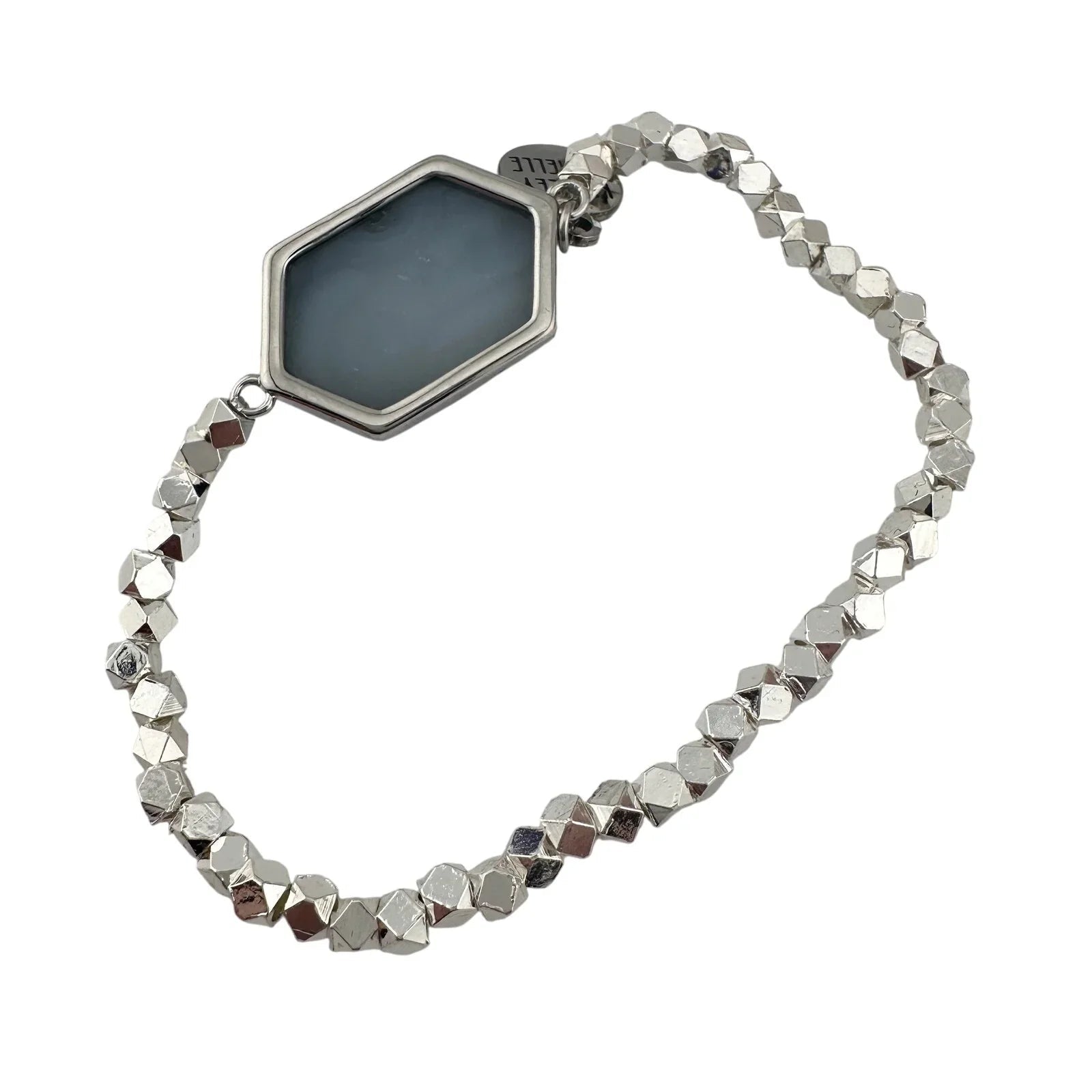 Kinsley Armelle Andrea Collection Silver Ondine Blue Quartz Bracelet - Kinsley Armelle - Bracelet - A+ Stuff