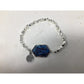 Kinsley Armelle Andrea Collection Silver Ondine Blue Quartz Bracelet - Kinsley Armelle - Bracelet - A+ Stuff