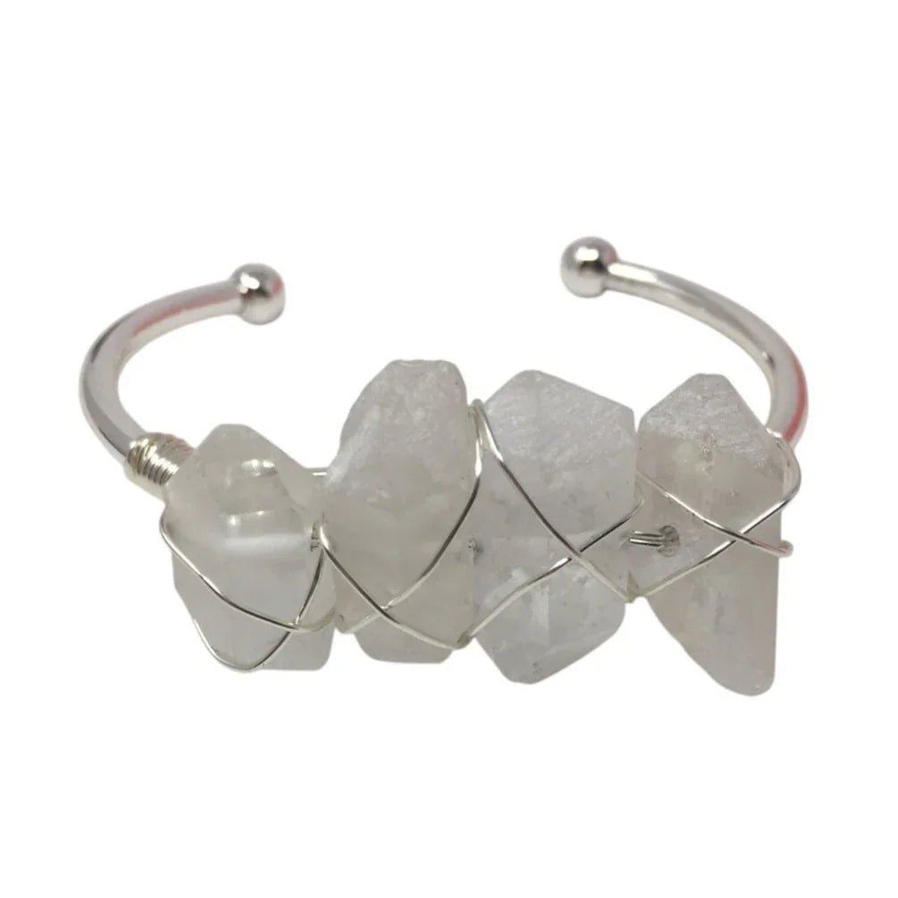 Kinsley Armelle Devi Collection Silver Quartz Bracelet - Kinsley Armelle - Bracelet - A+ Stuff