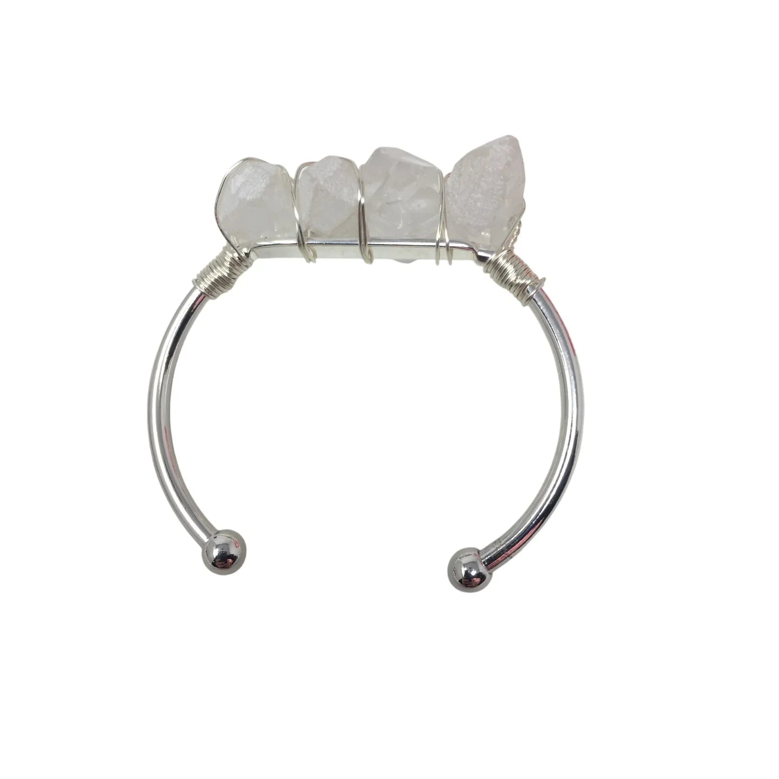 Kinsley Armelle Devi Collection Silver Quartz Bracelet - Kinsley Armelle - Bracelet - A+ Stuff