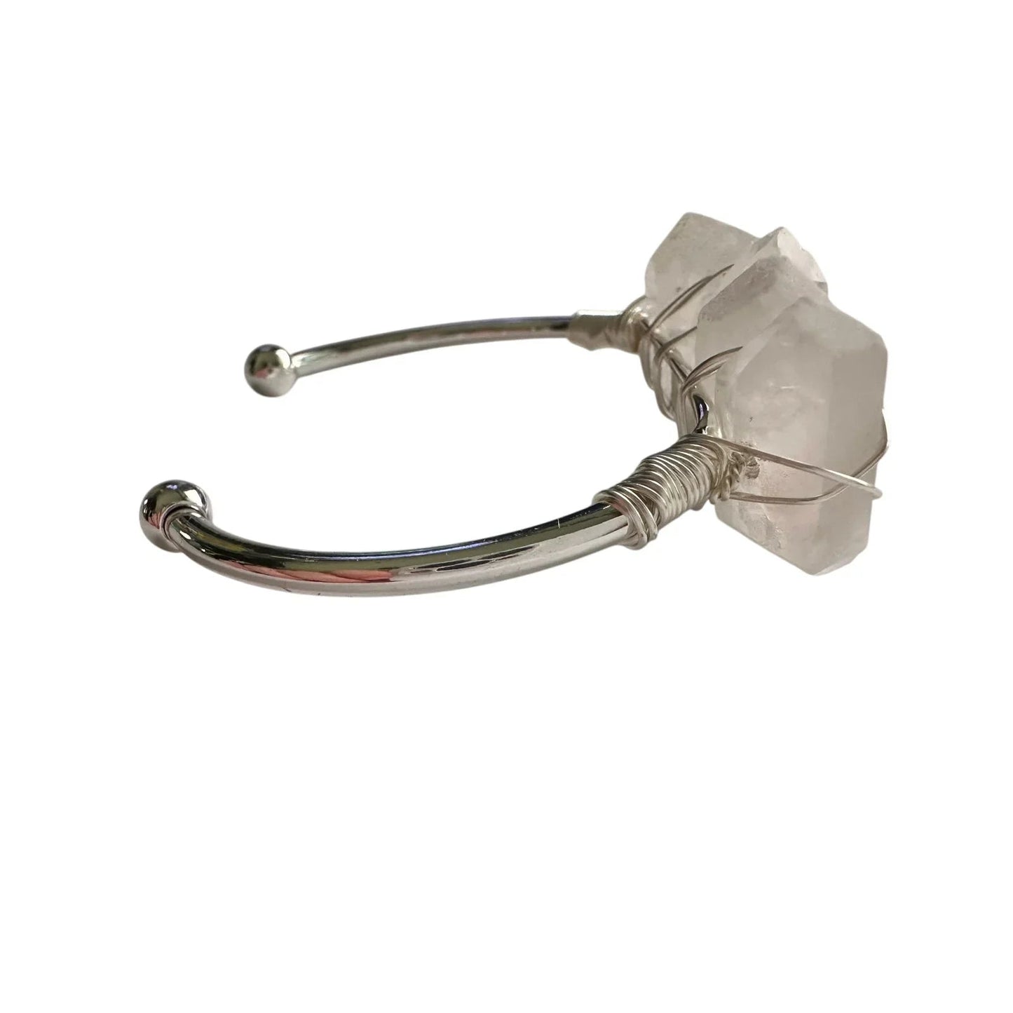 Kinsley Armelle Devi Collection Silver Quartz Bracelet - Kinsley Armelle - Bracelet - A+ Stuff