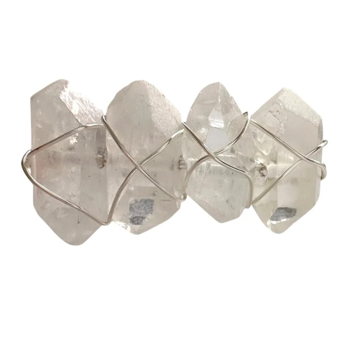 Kinsley Armelle Devi Collection Silver Quartz Bracelet - Kinsley Armelle - Bracelet - A+ Stuff