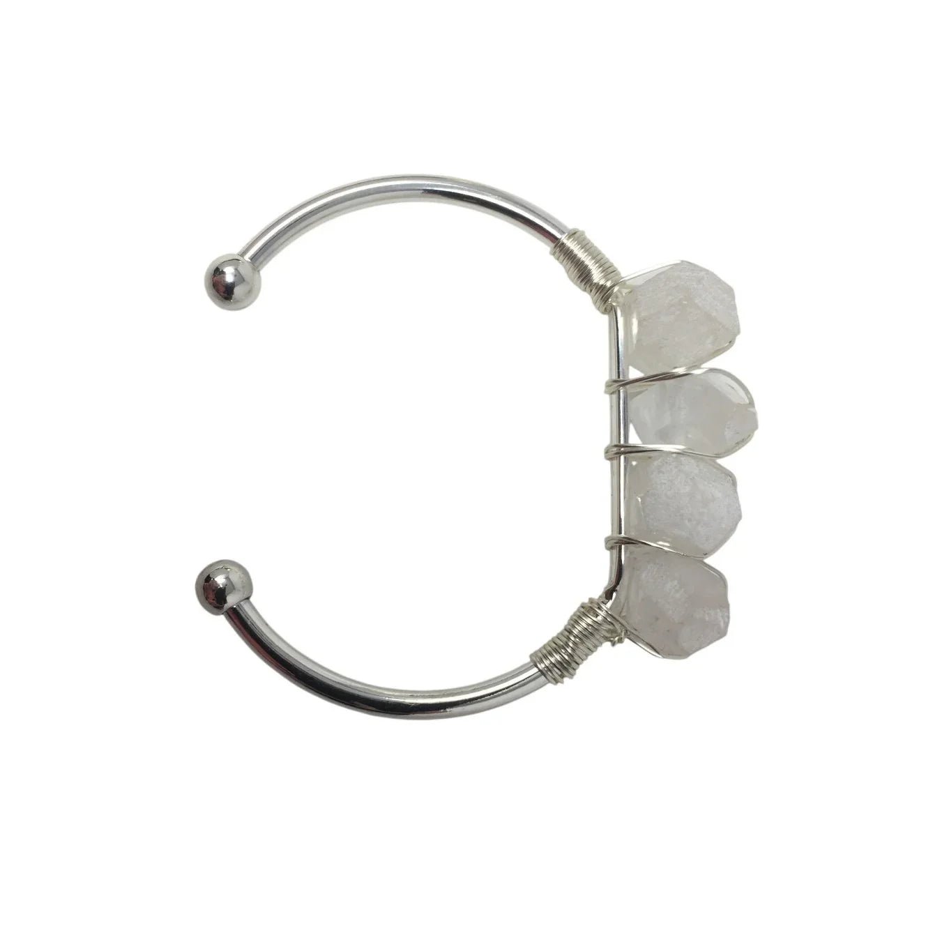 Kinsley Armelle Devi Collection Silver Quartz Bracelet - Kinsley Armelle - Bracelet - A+ Stuff