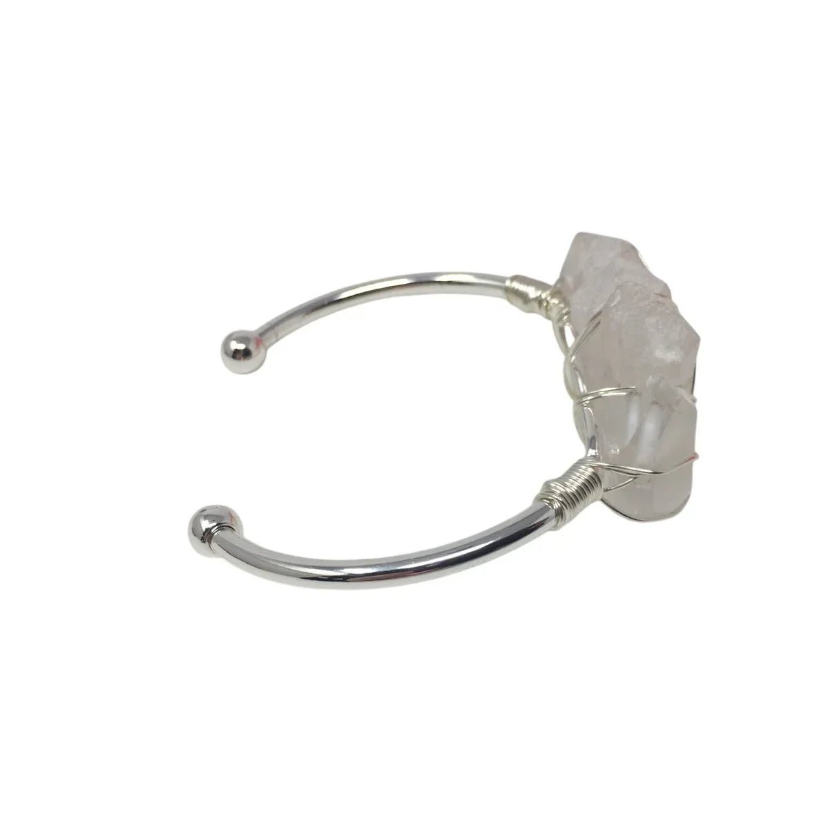 Kinsley Armelle Devi Collection Silver Quartz Bracelet - Kinsley Armelle - Bracelet - A+ Stuff
