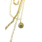 Kinsley Armelle Goddess Collection Zara Layered Necklace - 18K Ion Gold Plate - Kinsley Armelle - Necklace - A+ Stuff