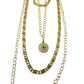 Kinsley Armelle Goddess Collection Zara Layered Necklace - 18K Ion Gold Plate - Kinsley Armelle - Necklace - A+ Stuff