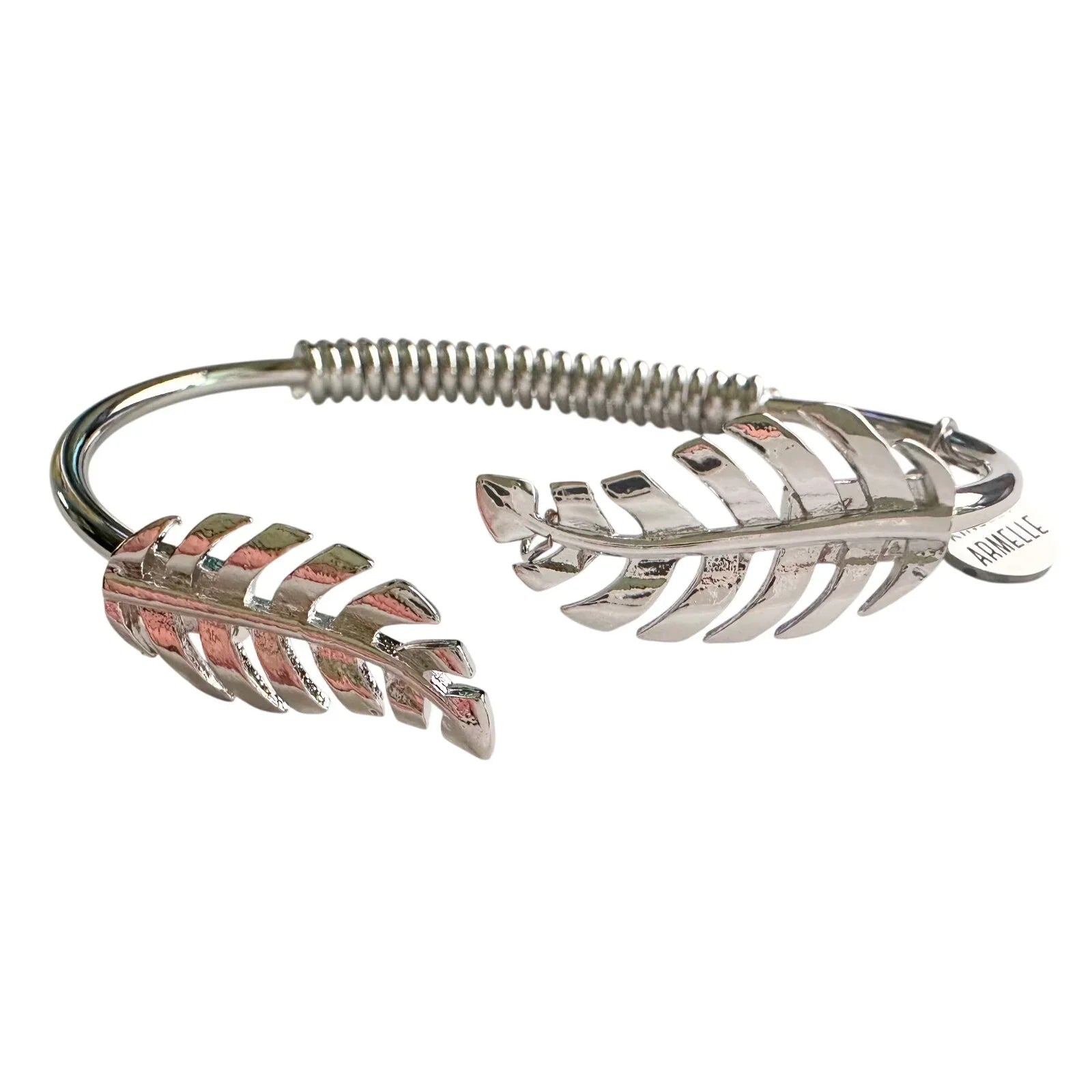 Kinsley Armelle Laurel Leaf Bracelet - Silver Ion Plated - Kinsley Armelle - Bracelet - A+ Stuff