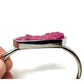 Kinsley Armelle Pink Blush Quartz Silver Ion Plated Stainless Bangle - Kinsley Armelle - Bracelet - A+ Stuff