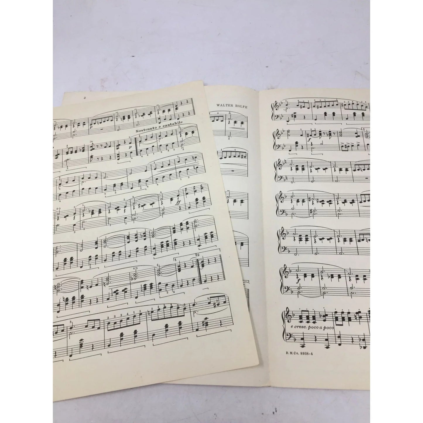 ''Kiss of Spring'' (Waltz) by Walter Rolfe Vintage Sheet Music Book - A+ Stuff - SHEET MUSIC - A+ Stuff