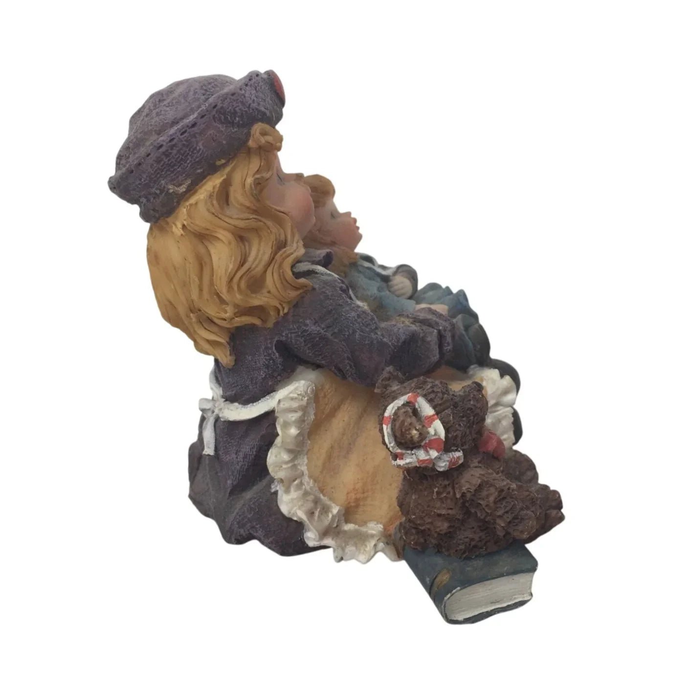 K's Collection Little Girl Holding a doll Statue/Figurine - k's collection - Figurines - A+ Stuff