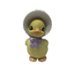 Vintage Small 3.5'' Tall Yellow Duckling Wearing a Hat Figurine