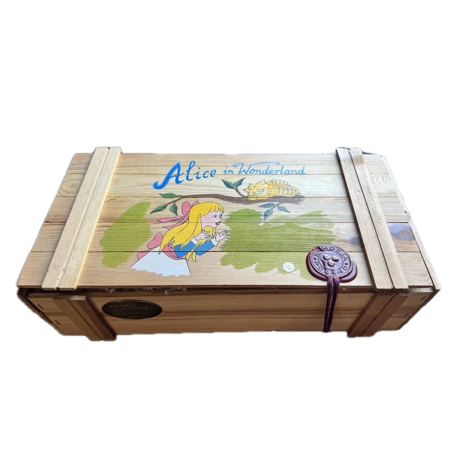 Kurt Adler Polonaise Collection "Alice in Wonderland" ornaments in Crate - Damaged Alice - Kurt Adler - Christmas Ornament Set - A+ Stuff
