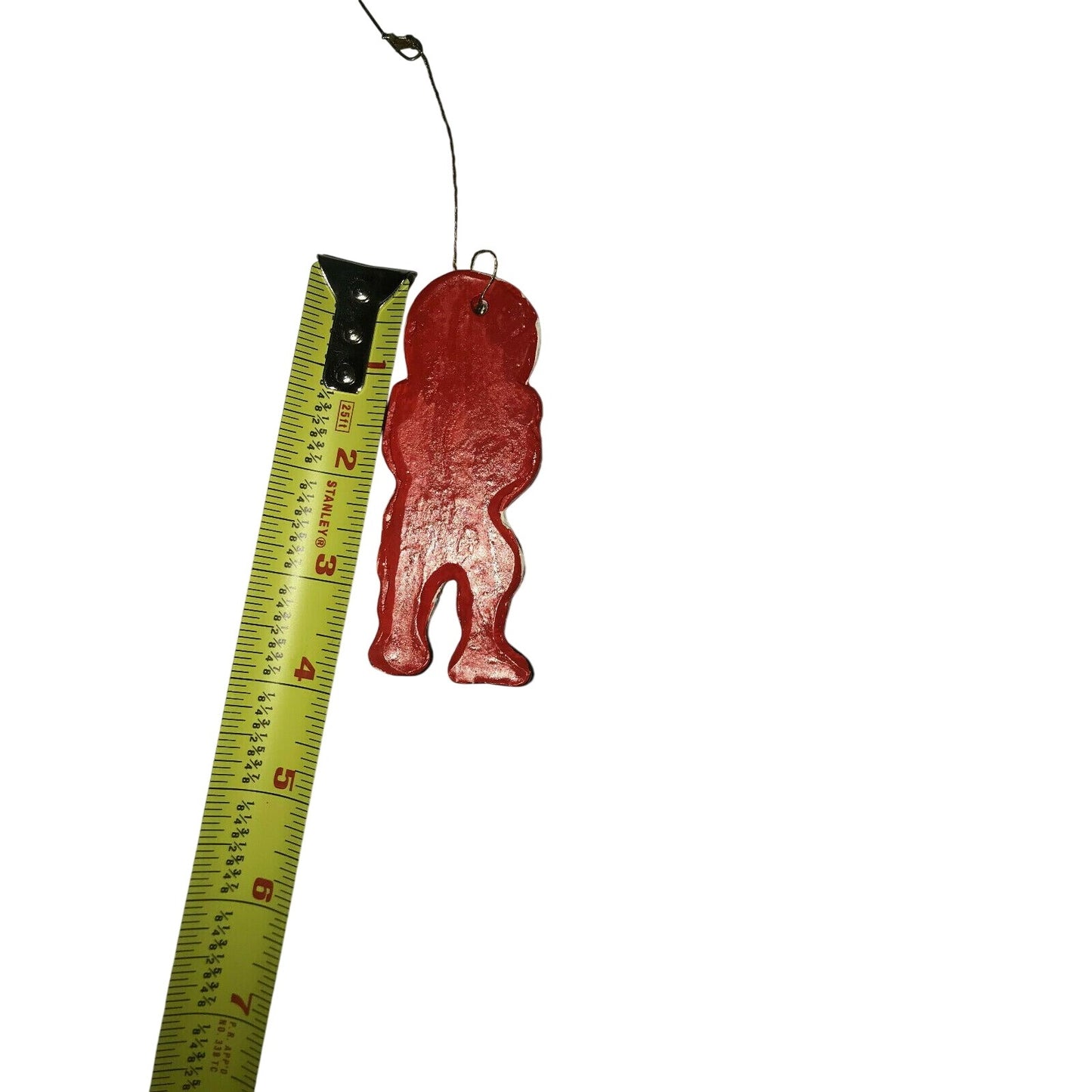 Baked and Treated Homemade CHRISTMAS Tree Ornament Football Player