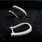 1/5 Carat Diamond Hoop Earrings