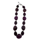 Women's Chunky Purple Necklace with Clasp