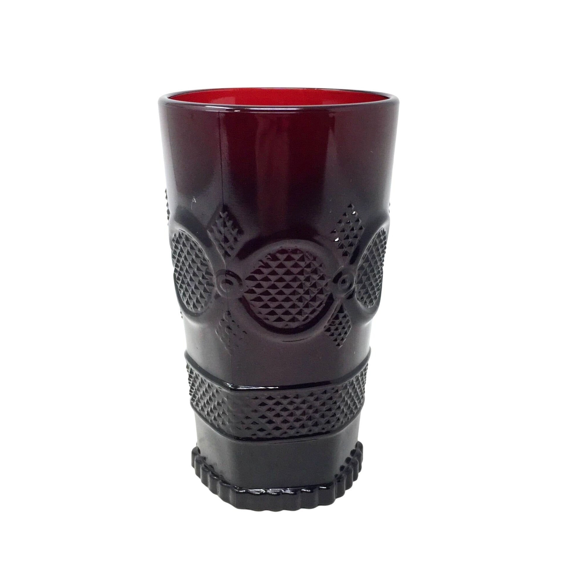 Vintage Avon 1876 Cape Cod Ruby Red 12 oz. Water Tumbler Avon  A+ Stuff Drinking, Dining & More