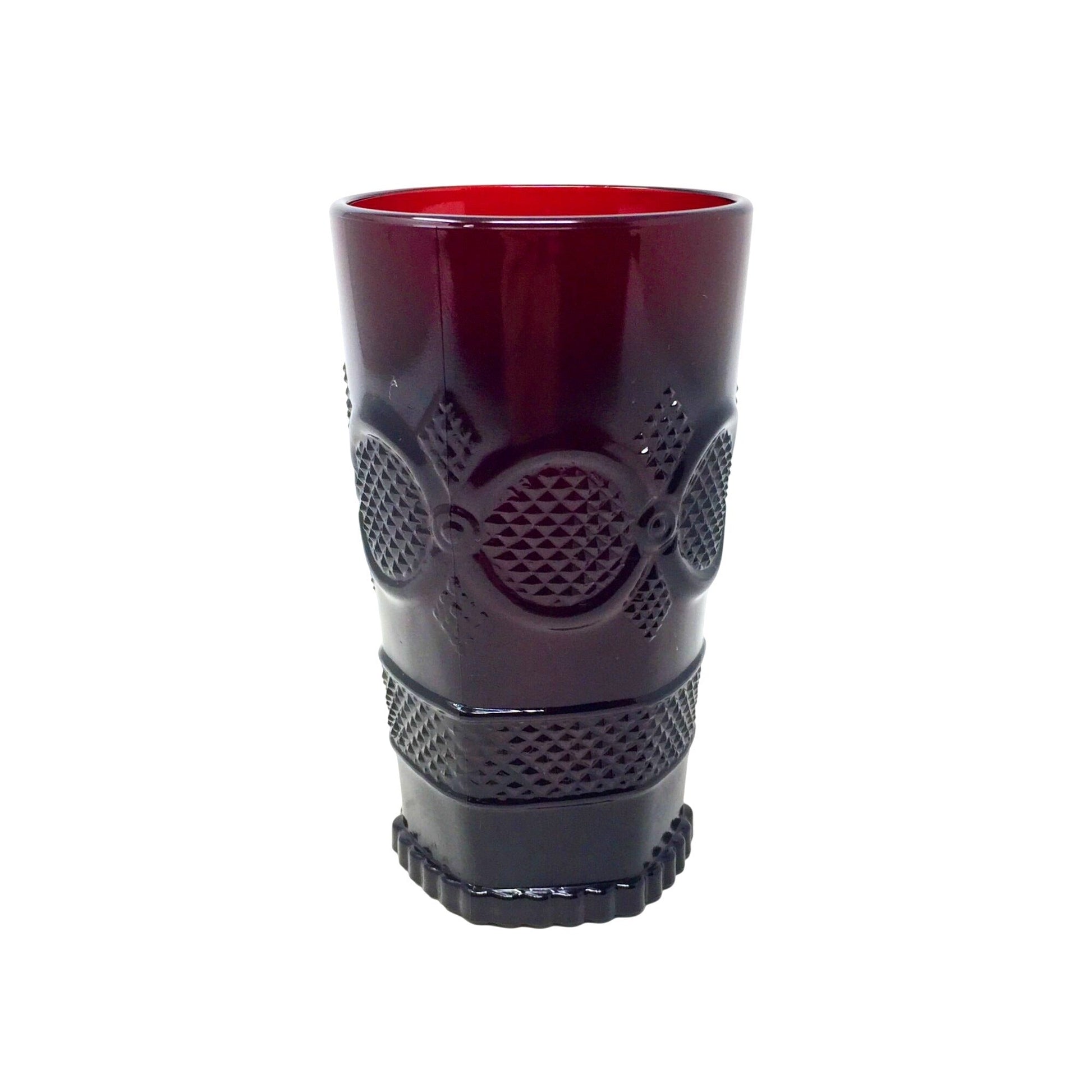 Vintage Avon 1876 Cape Cod Ruby Red 12 oz. Water Tumbler Avon  A+ Stuff Drinking, Dining & More