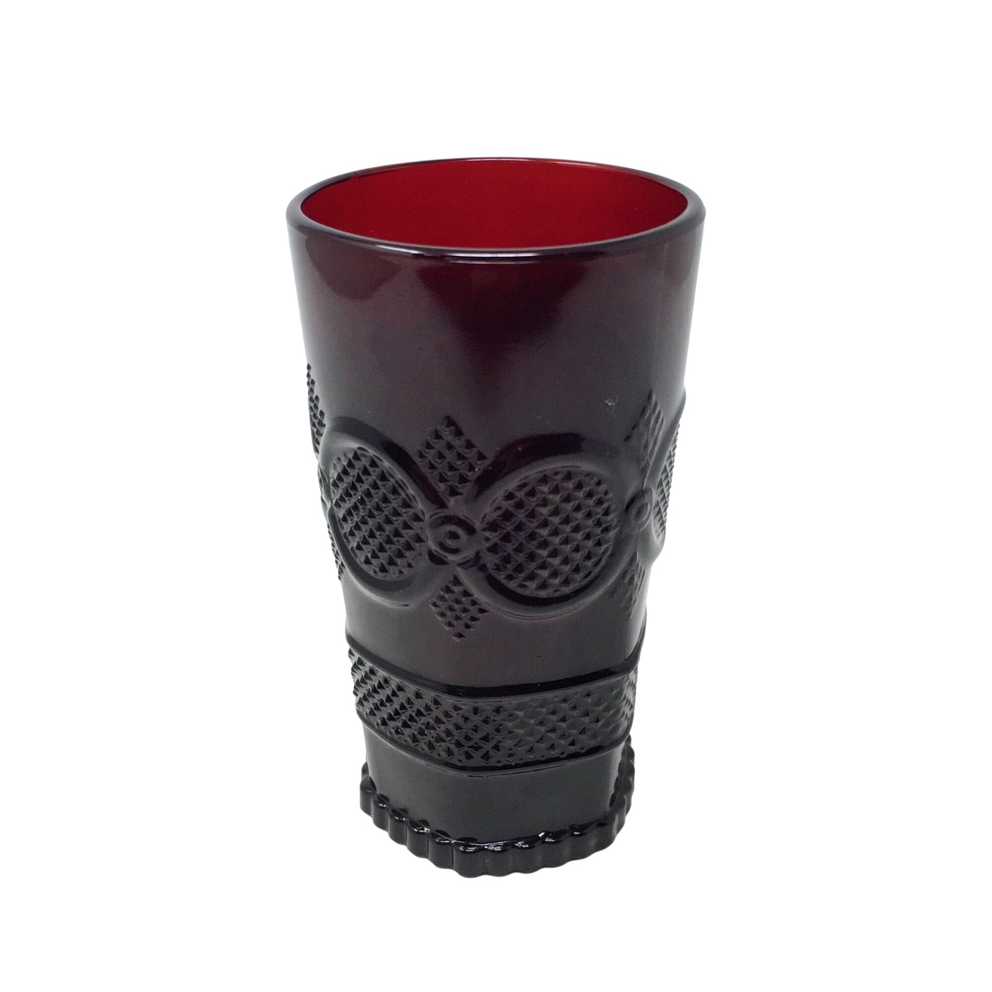 Vintage Avon 1876 Cape Cod Ruby Red 12 oz. Water Tumbler Avon  A+ Stuff Drinking, Dining & More