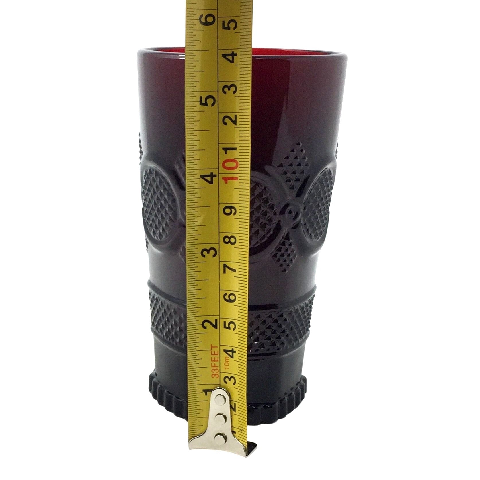 Vintage Avon 1876 Cape Cod Ruby Red 12 oz. Water Tumbler Avon  A+ Stuff Drinking, Dining & More