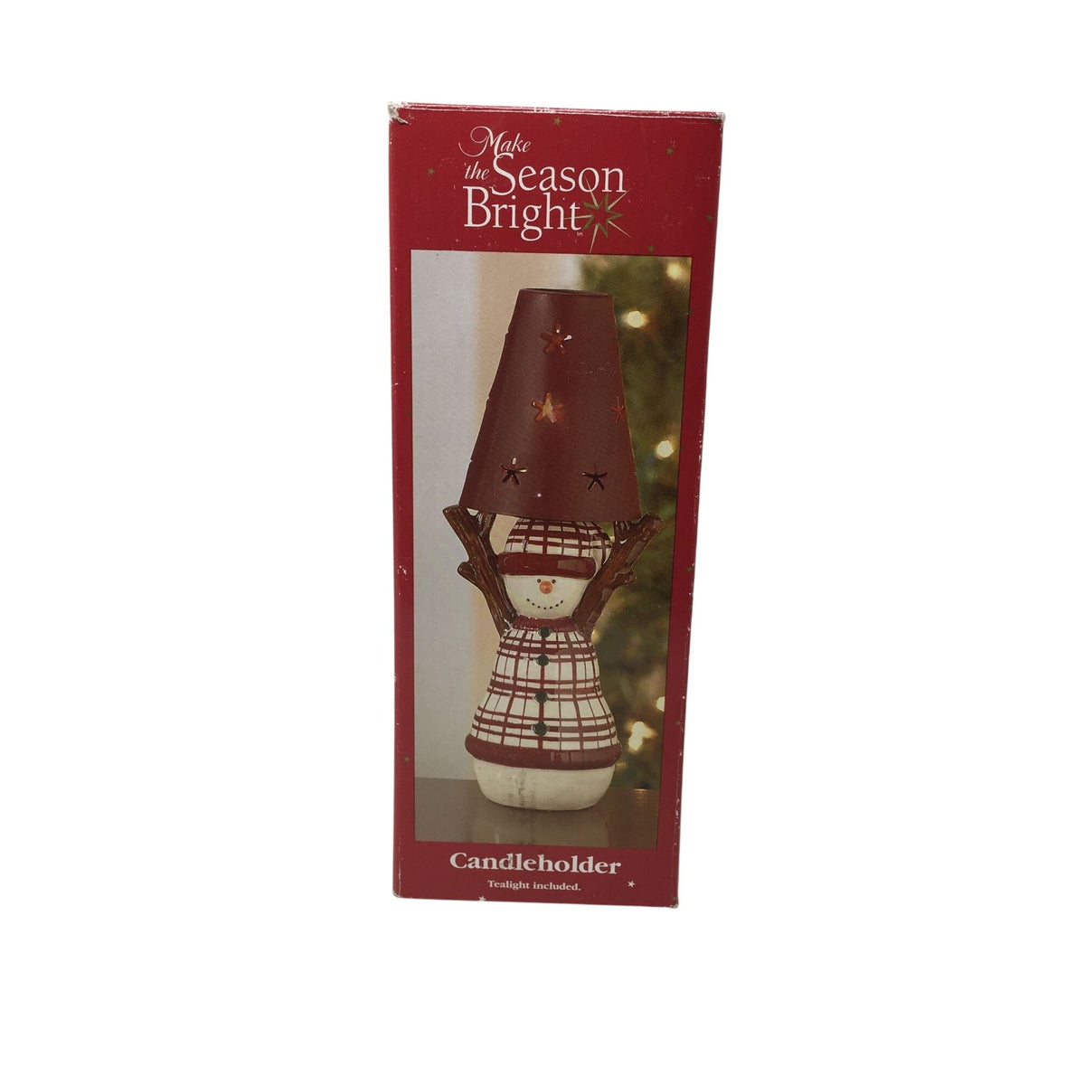-Make the Season Bright- Holiday Tealight Candle Holder Kohl's  A+ Stuff Candle Holders