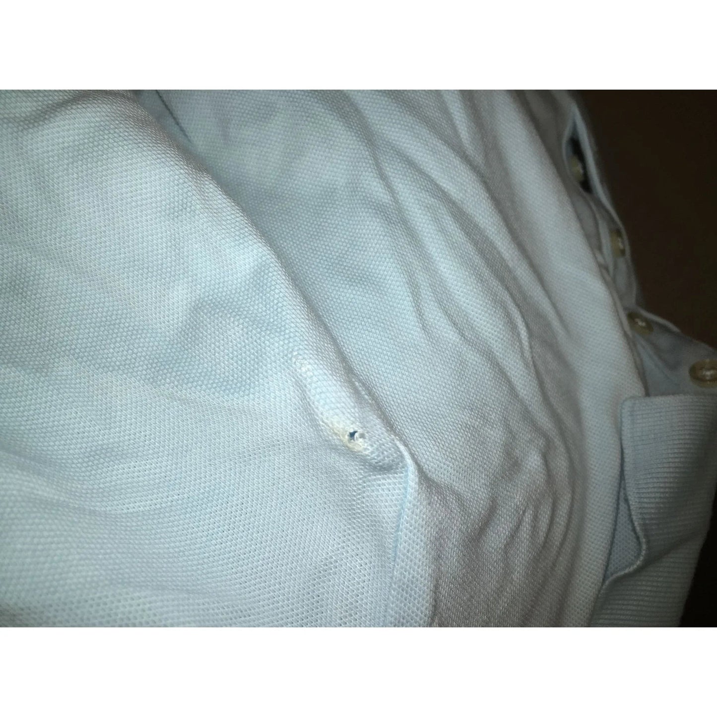 LANDS' END Women's Baby Blue Collared Short Sleeved Shirt Size Small - A+ Stuff - Shirts & Tops - A+ Stuff