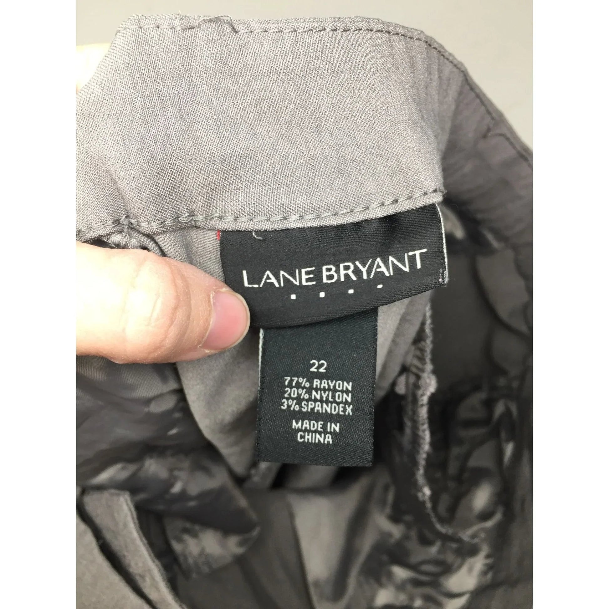 LANE BRYANT WOMENS GRAY PANTS SIZE 22 - LANE BRYANT - Pants - A+ Stuff