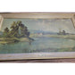 Large Beautiful Framed Art Piece ''Rivers Bend'' by J. Lobau - A+ Stuff - Posters, Prints, & Visual Artwork - A+ Stuff
