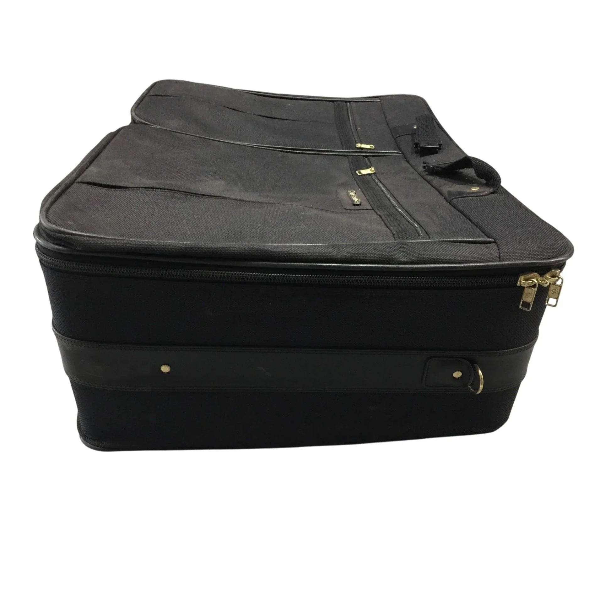 Large Black Samsonite Suitcase with wheels on it - samsonite - Luggage & Bags - A+ Stuff