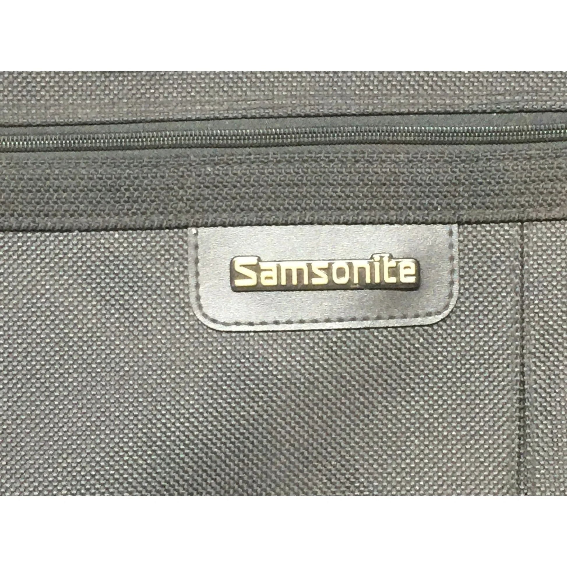 Large Black Samsonite Suitcase with wheels on it - samsonite - Luggage & Bags - A+ Stuff