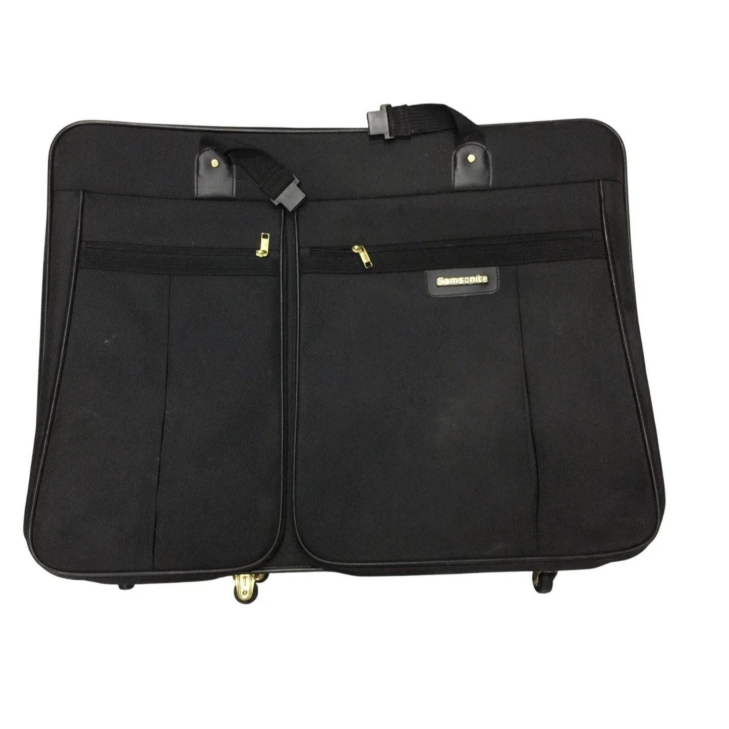 Large Black Samsonite Suitcase with wheels on it - samsonite - Luggage & Bags - A+ Stuff